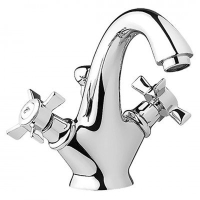 Demm Retro Victorian bateria umywalkowa dwuuchwytowa chrom 2275V/CH