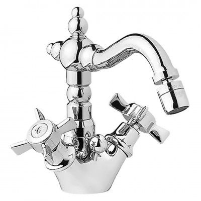 Demm Retro Victorian bateria bidetowa wysoka chrom 2302V/CH