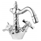 Demm Retro Victorian bateria bidetowa wysoka chrom 2302V/CH