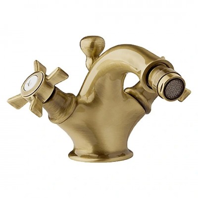 Demm Retro Victorian bateria bidetowa stare złoto 2305V/BR