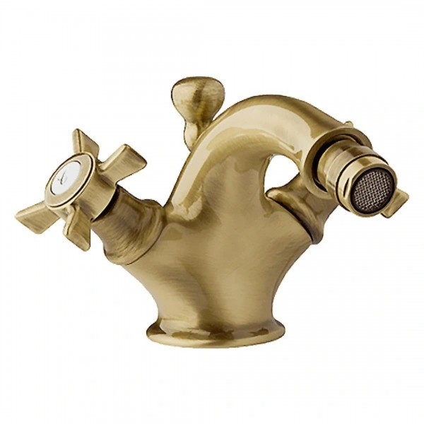 Demm Retro Victorian bateria bidetowa stare złoto 2305V/BR