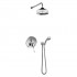 Demm Retro Vara kompletny zestaw prysznicowy deszczownica + słuchawka retro chrom 3852/CH