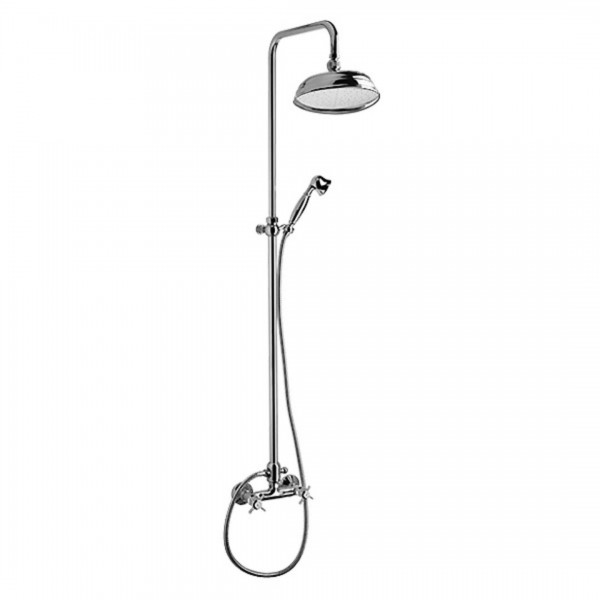 Demm Retro Victorian kolumna natryskowa z deszczownicą chrom 15311V/CH