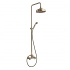 Demm Retro Victorian kolumna natryskowa z deszczownicą stare złoto 15311V/BR