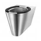 Delabie S21 S miska WC wisząca stal nierdzewna satynowa 110310PAD