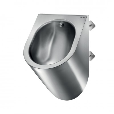 Delabie Delta TC pisuar zaścienny z dopływem z tyłu stal nierdzewna satynowa 160770