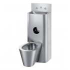 Delabie Kompact TC moduł umywalka z miską WC wiszącą stal nierdzewna satynowa 166500