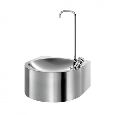 Delabie poidełko ścienne inox satynowy 180810