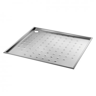 Delabie PMR brodzik 80x80 cm kwadratowy stal nierdzewna satynowa 150500