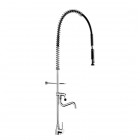 Delabie bateria kuchenna stojąca z wyciąganą wylewką chrom 5625