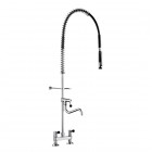 Delabie bateria kuchenna stojąca z wyciąganą wylewką chrom 5633