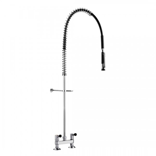 Delabie bateria kuchenna stojąca z wyciąganą wylewką chrom 5680