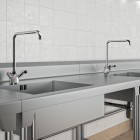 Delabie bateria kuchenna stojąca chrom 5610