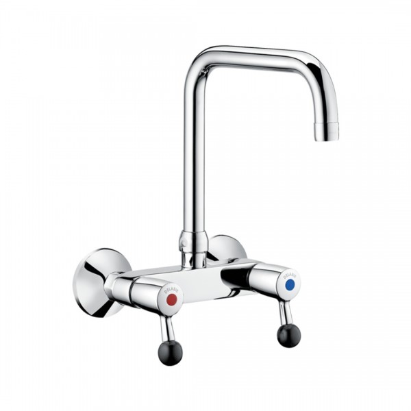 Delabie bateria kuchenna ścienna chrom 5647T2