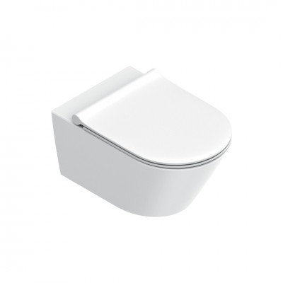 Catalano Zero muszla WC wisząca Silentech z deską WC wolnoopadającą biały mat 0111550021+9056060000+5SCSTPBM
