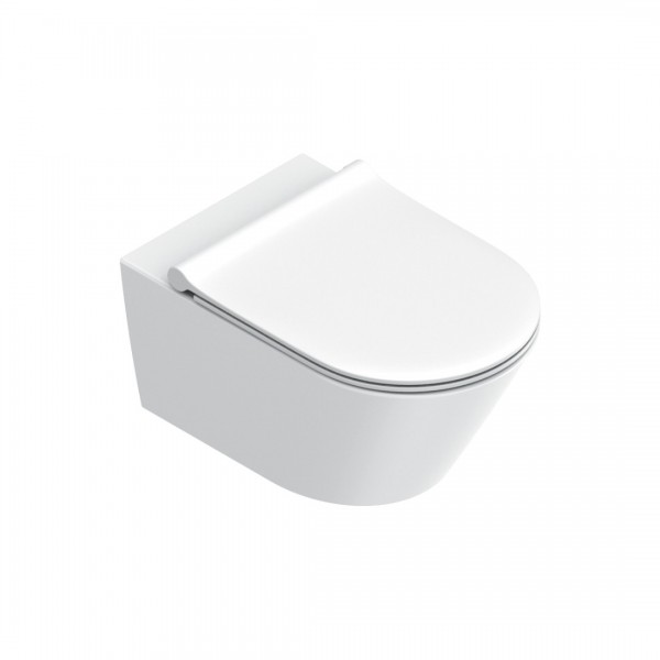 Catalano Zero muszla WC wisząca Silentech z deską WC wolnoopadającą biały mat 0111550021+9056060000+5SCSTPBM