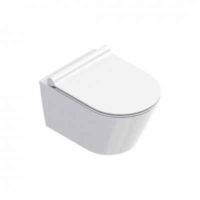 Catalano Zero muszla WC wisząca Silentech z deską WC wolnoopadającą biała 0111500001+9056060000+5SCSTP00
