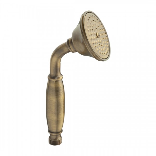 Demm słuchawka prysznicowa biała rączka stare złoto 2443/BR