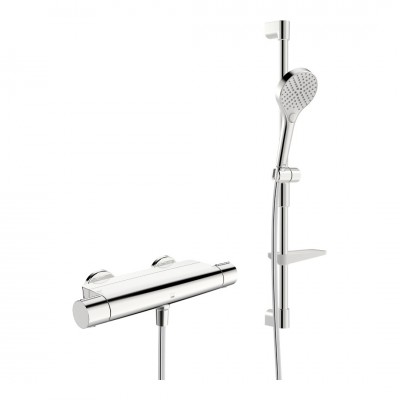 Oras Optima Style bateria prysznicowa termostatyczna ścienna chrom 7169NU