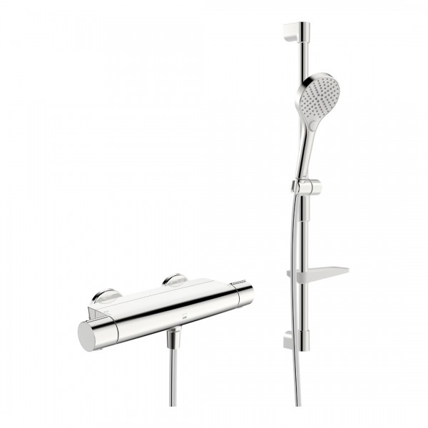 Oras Optima Style bateria prysznicowa termostatyczna ścienna chrom 7169NU