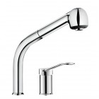 Delabie bateria kuchenna stojąca z wyciąganą wylewką chrom 2599