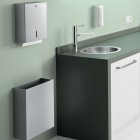 Delabie Tempomatic mix 4 Bioclip bateria elektroniczna umywalkowa z regulatorem temperatury zasilanie 230/12 V chrom 20871T1