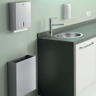 Delabie Tempomatic mix 4 Bioclip bateria elektroniczna umywalkowa z regulatorem temperatury zasilanie 230/12 V chrom 20870T1