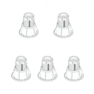 Ronal zestaw 5 nóżek do brodzika FWU.5