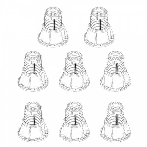 Ronal zestaw 8 nóżek do brodzika FWU.8