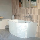 Deante Silia bateria wannowa 4-otworowa podtynkowa stal szczotkowana BQS_F18P