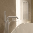 Deante Silia bateria wannowa wolnostojąca biały mat BQS_A17M