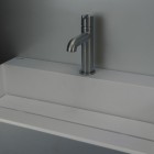 Deante Correo umywalka nablatowa 60x40 cm prostokątna szary metalik CQR_SU6M