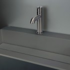 Deante Correo umywalka nablatowa 60x40 cm prostokątna antracyt metalik CQR_TU6M