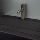 Deante Correo umywalka nablatowa 60x40 cm prostokątna czarny mat CQR_NU6M