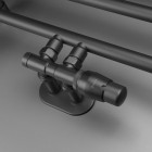 Deante zestaw termostatyczny zintegrowany grzejnikowy prawy titanium mat AGI_DZP1