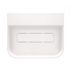 Deante Arnika umywalka nablatowa 50,5x40,5 cm alabaster CQA_AU5S