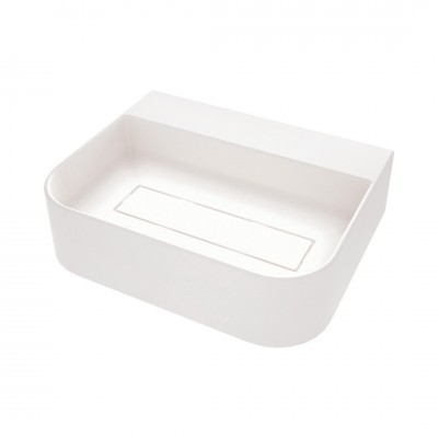 Deante Arnika umywalka nablatowa 50,5x40,5 cm alabaster CQA_AU5S