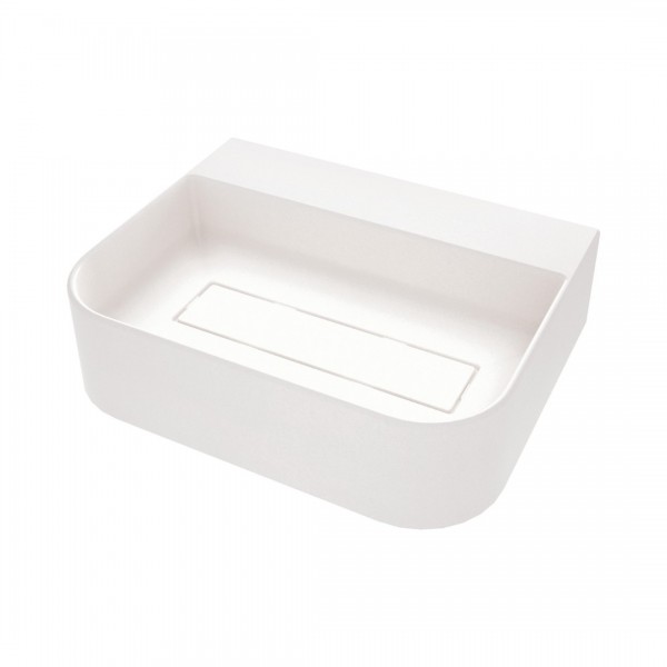 Deante Arnika umywalka nablatowa 50,5x40,5 cm alabaster CQA_AU5S