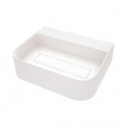 Deante Arnika umywalka nablatowa 50,5x40,5 cm alabaster CQA_AU5S