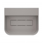 Deante Arnika umywalka nablatowa 50,5x40,5 cm szary metalik CQA_SU5S