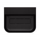 Deante Arnika umywalka nablatowa 50,5x40,5 cm czarny mat CQA_NU5S