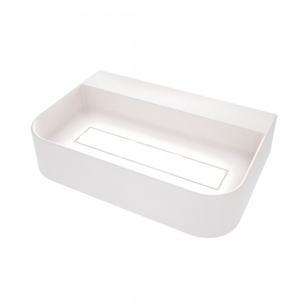 Deante Arnika umywalka nablatowa 60,5x40,5 cm alabaster CQA_AU6S