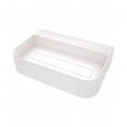 Deante Arnika umywalka nablatowa 60,5x40,5 cm alabaster CQA_AU6S