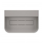 Deante Arnika umywalka nablatowa 60,5x40,5 cm szary metalik CQA_SU6S