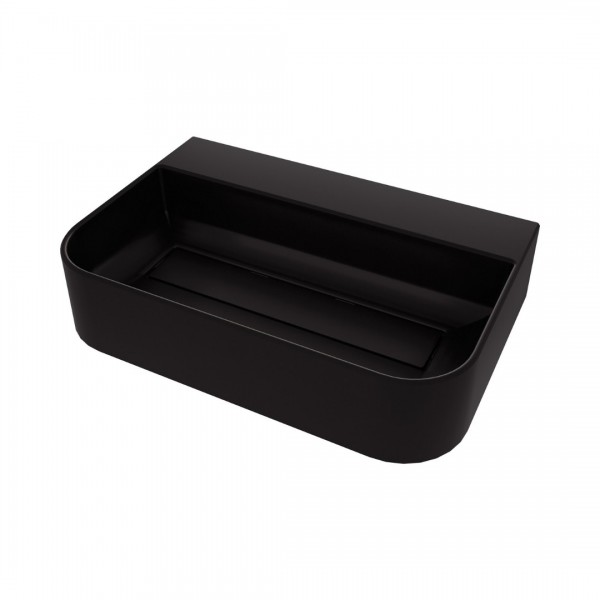 Deante Arnika umywalka nablatowa 60,5x40,5 cm czarny mat CQA_NU6S