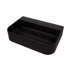 Deante Arnika umywalka nablatowa 60,5x40,5 cm czarny mat CQA_NU6S