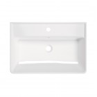 Deante Temisto umywalka nablatowa 61x41 cm prostokątna biała CDT_6U7S