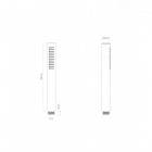 Oltens Ume słuchawka prysznicowa grafit 37102400