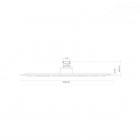 Oltens Vindel deszczownica 30 cm okrągła grafit 37006400