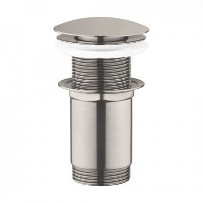 Oltens Rovde korek do umywalki klik klak okrągły bez przelewu nikiel 05201910